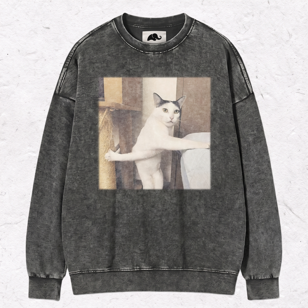 SILLY STANDING CAT HOOD＆ SWEAT＆TEE