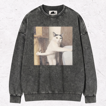 SILLY STANDING CAT HOOD＆ SWEAT＆TEE