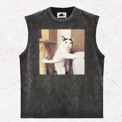 SILLY STANDING CAT HOOD＆ SWEAT＆TEE