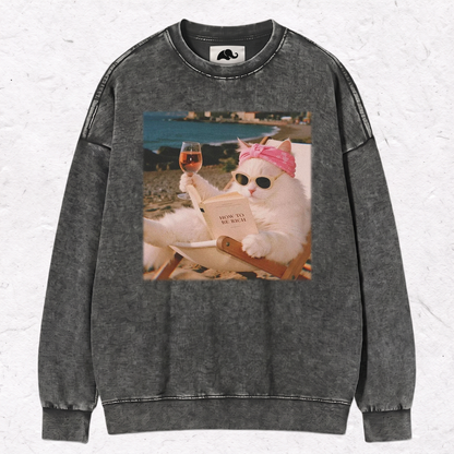 LUXURY BEACH CAT HOOD＆ SWEAT＆TEE
