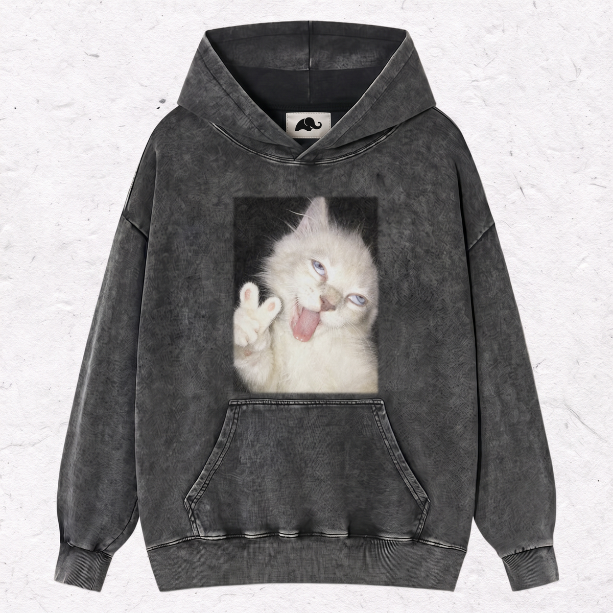 PEACE SIGN KITTEN HOOD＆ SWEAT＆TEE