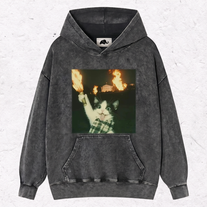 WILD NIGHT FELINE HOOD＆ SWEAT＆TEE