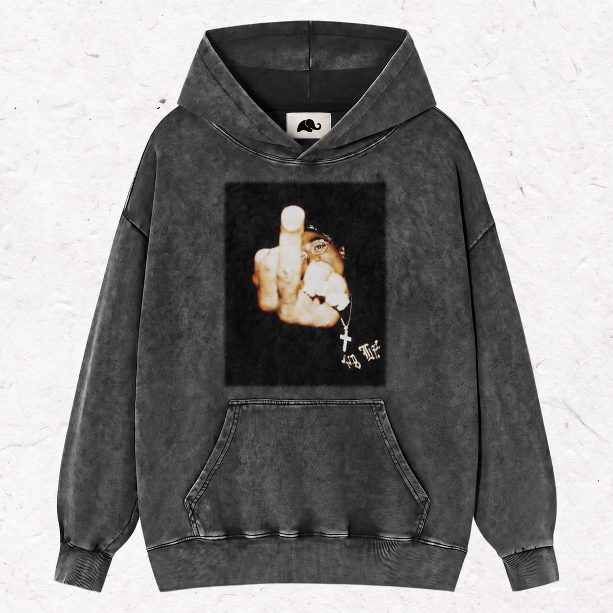 2 PAC MIDDLE FINGER HOOD＆ SWEAT＆TEE