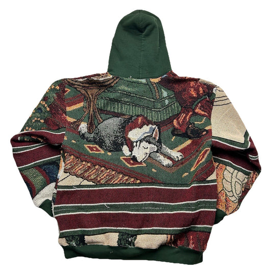 SANTA TAPESTRY HOODIE