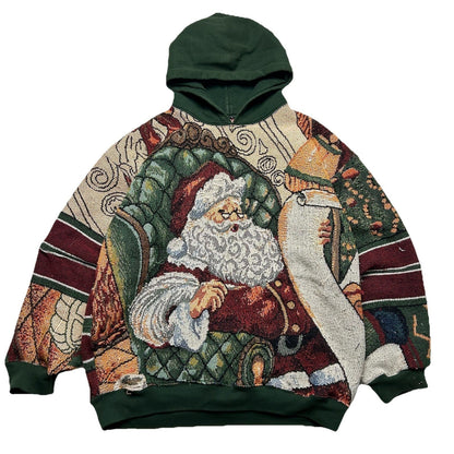 SANTA TAPESTRY HOODIE