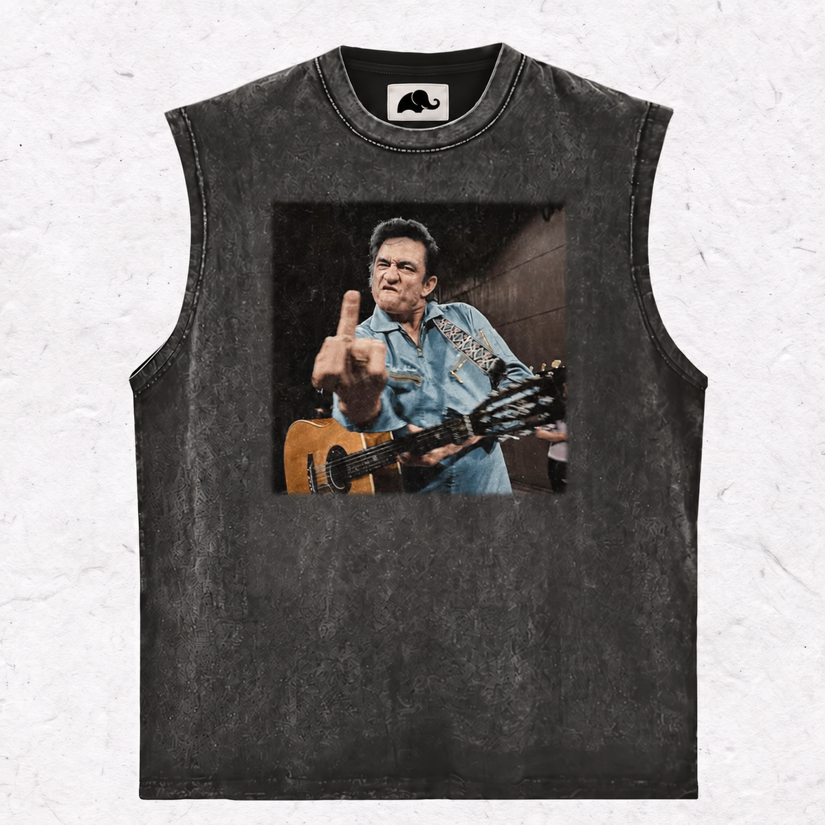 JOHNNY CASH MIDDLE FINGER HOOD＆ SWEAT＆TEE