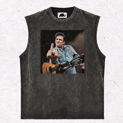 JOHNNY CASH MIDDLE FINGER HOOD＆ SWEAT＆TEE