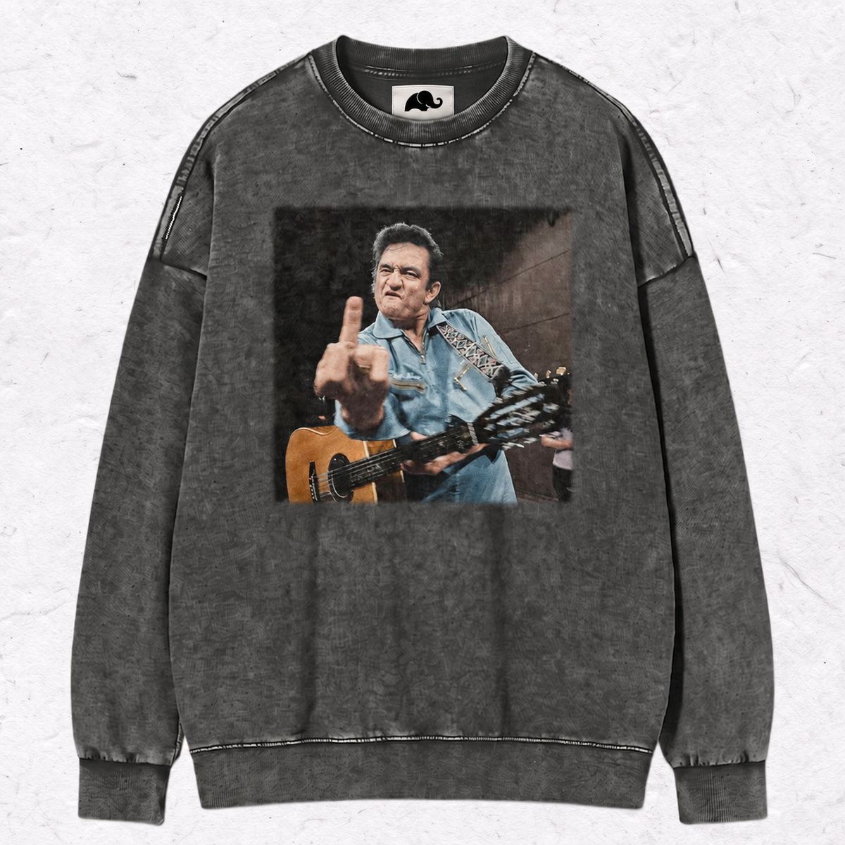JOHNNY CASH MIDDLE FINGER HOOD＆ SWEAT＆TEE