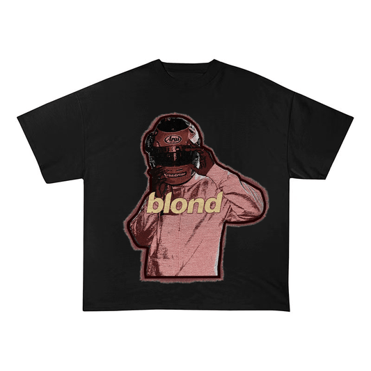 FRANK OCEAN PINK HELMET ARAI DESIGN HEAVYWEIGHT PATCH TEE-513345