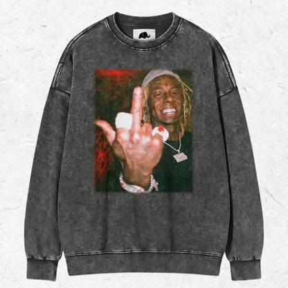 LIL WAYNE V2 MIDDLE FINGER HOOD＆ SWEAT＆TEE