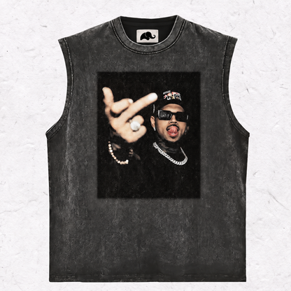 CHRIS BROWN V2 MIDDLE FINGER HOOD＆ SWEAT＆TEE