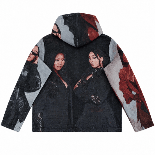 BRANDY&MONICA TAPESTRY HOODIE