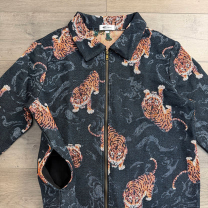 TIGER PRINT TAPESTRY JACKET