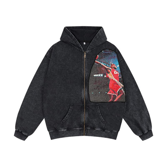 TAPESTRY PATCH HOODIE-9251