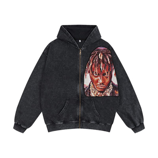 TAPESTRY PATCH HOODIE-9253