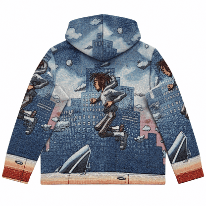 THE SUN'S TRIADE TAPESTRY HOODIE