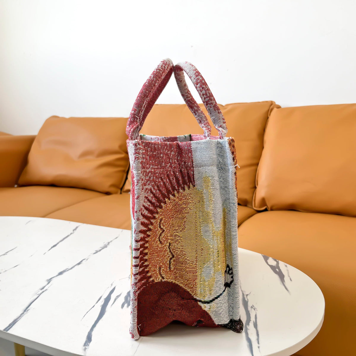 BAD BUNY TAPESTRY TOTE BAG