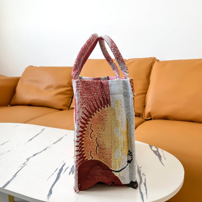 BAD BUNY TAPESTRY TOTE BAG