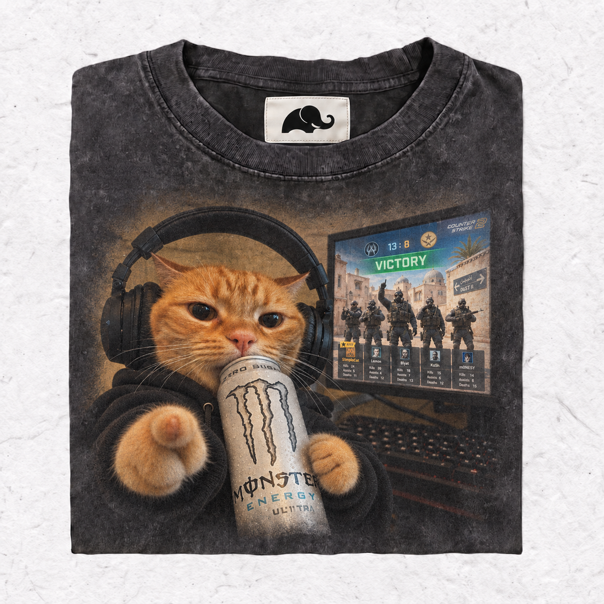 CS VICTORY CAT  HOOD＆ SWEAT＆TEE