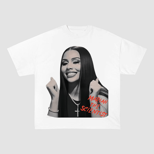 MARIAH THE SCIENTIST OVERSIZED HEAVYWEIGHT COTTON TEE-60022