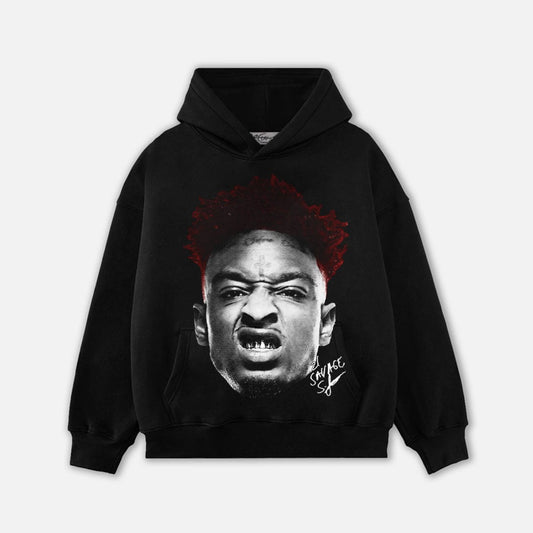 21SAVAGE HEAD HOODIE-1073