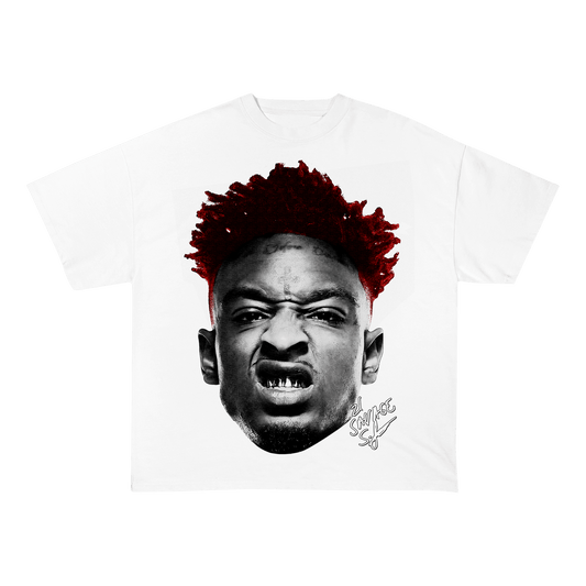 21SAVAGE HEAVY WEIGHT COTTON TEE-8022