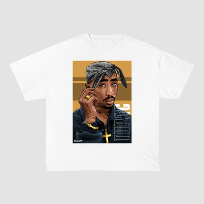 2PAC HEAVY COTTON TEES-8246