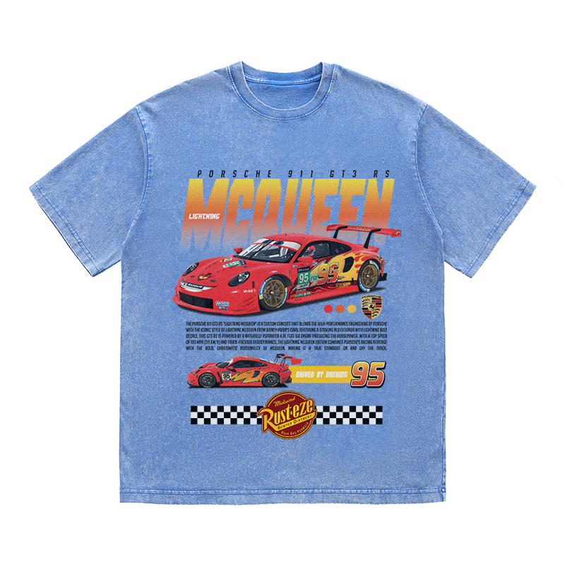 911 MCQUEEN HEAVY WEIGHT COTTON TEE-8838