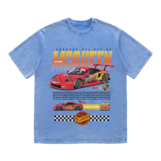 911 MCQUEEN HEAVY WEIGHT COTTON TEE-8838