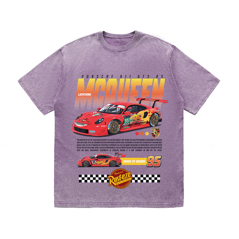 911 MCQUEEN HEAVY WEIGHT COTTON TEE-8838