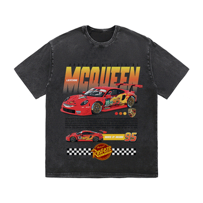 911 MCQUEEN HEAVY WEIGHT COTTON TEE-8838