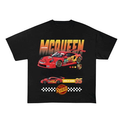 911 MCQUEEN HEAVY WEIGHT COTTON TEE-8838