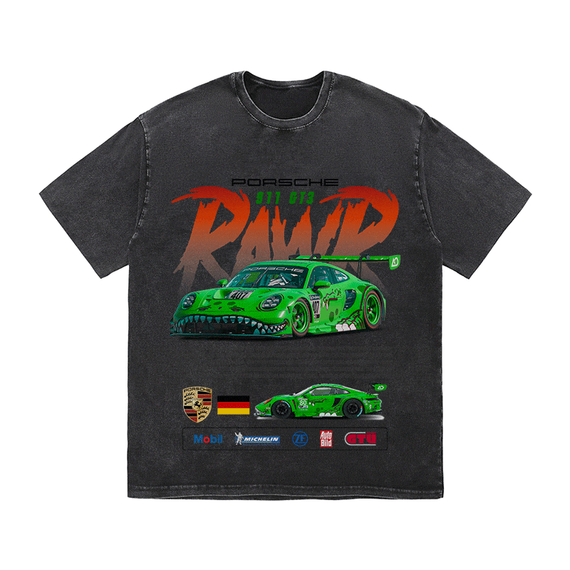 911 RAWR HEAVY WEIGHT COTTON TEE-8841