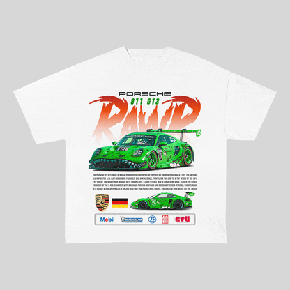 911 RAWR HEAVY WEIGHT COTTON TEE-8841