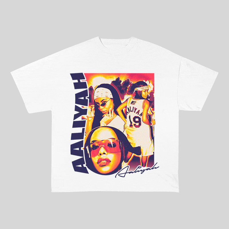 AALIYAH HEAVY WEIGHT COTTON TEE-9029
