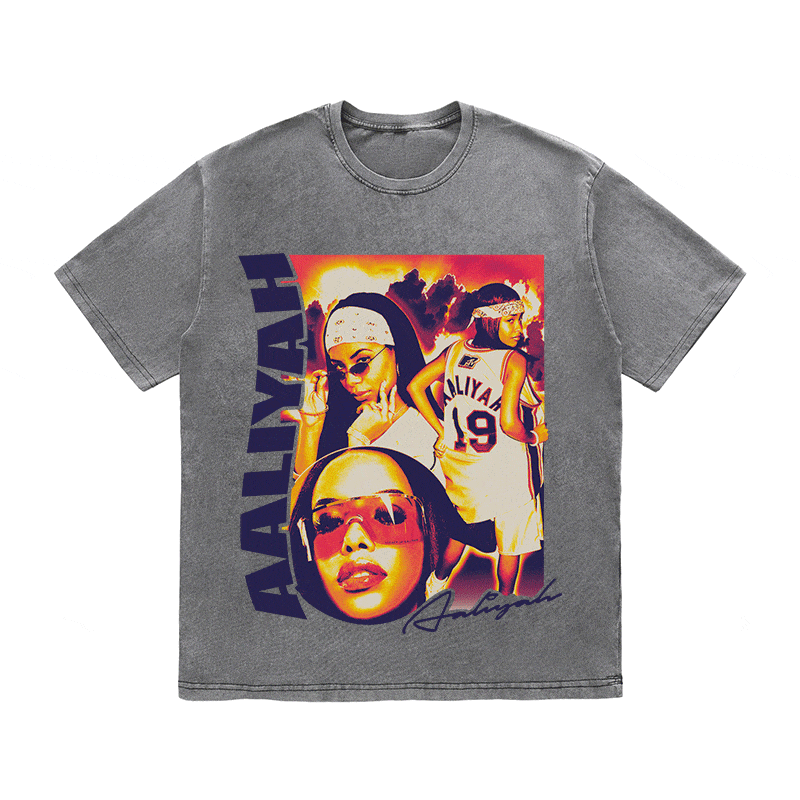 AALIYAH HEAVY WEIGHT COTTON TEE-9029
