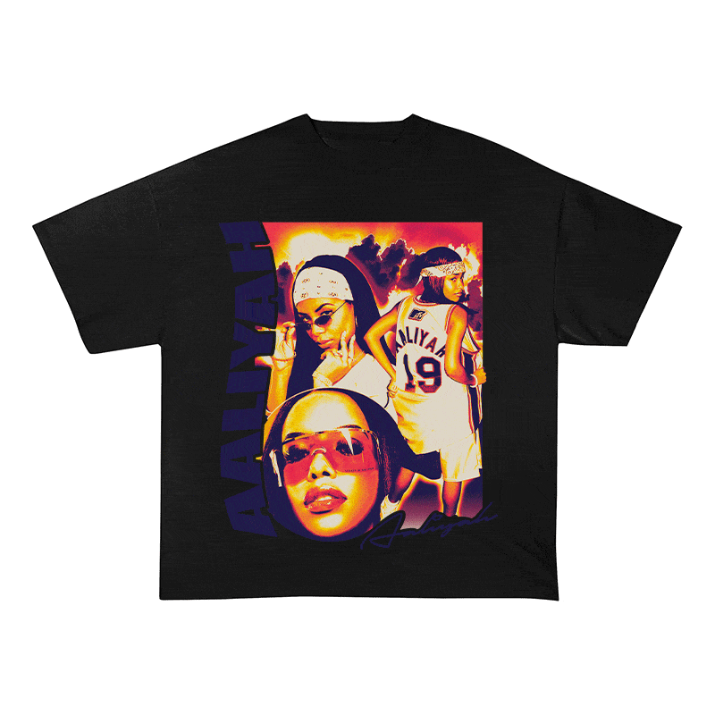 AALIYAH HEAVY WEIGHT COTTON TEE-9029