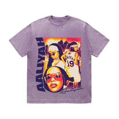 AALIYAH HEAVY WEIGHT COTTON TEE-9029