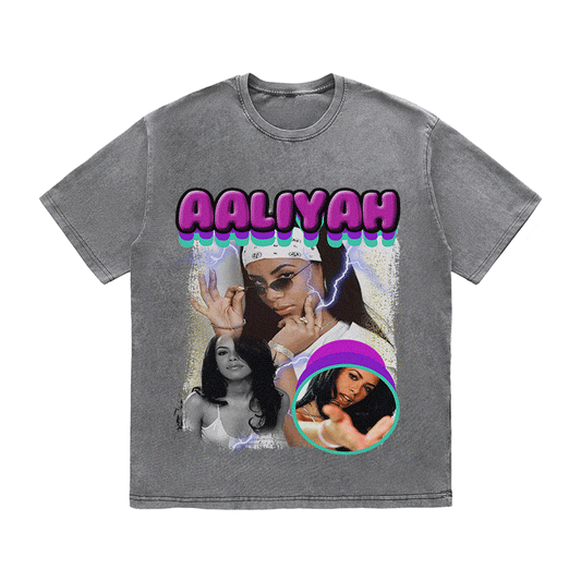 AALIYAH HEAVY WEIGHT COTTON TEE-9113
