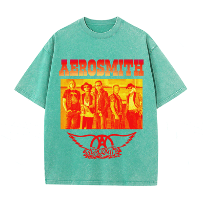 AEROSMITH HEAVY WEIGHT COTTON TEE-9115