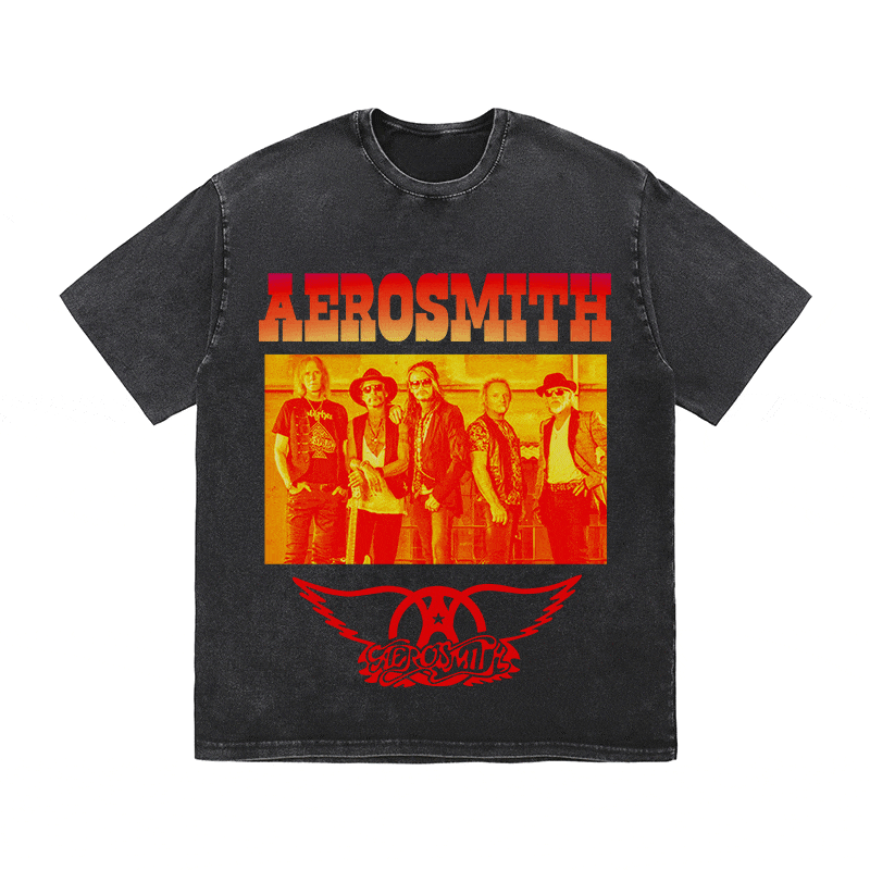 AEROSMITH HEAVY WEIGHT COTTON TEE-9115