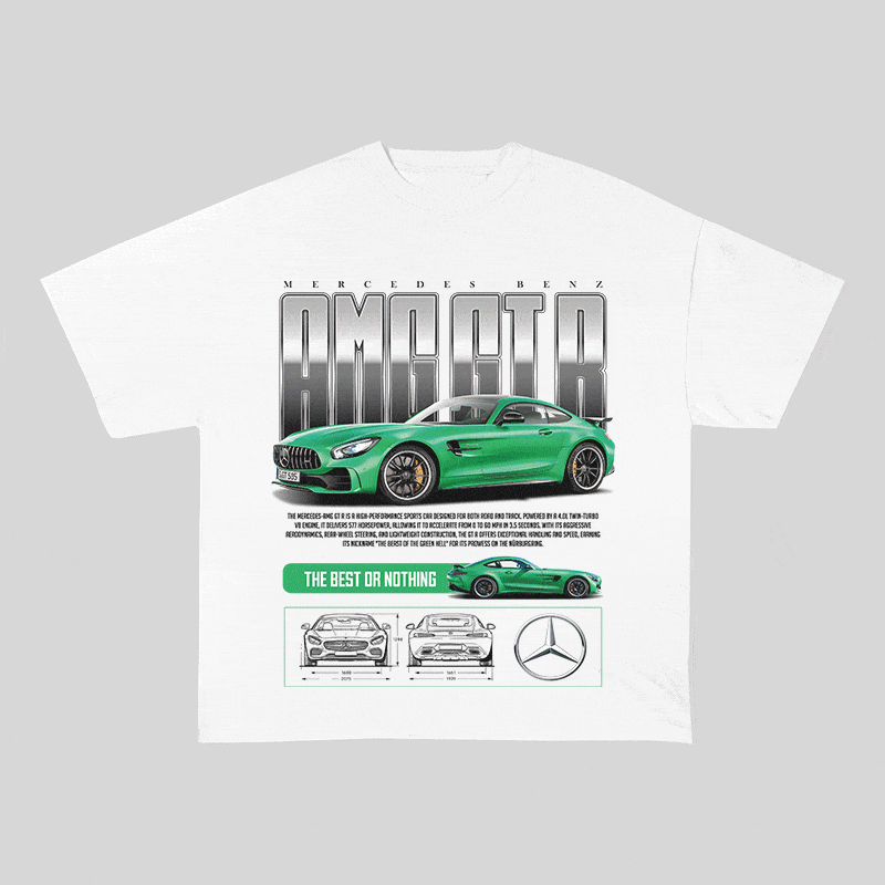 AMG GT R HEAVY WEIGHT COTTON TEE-8830