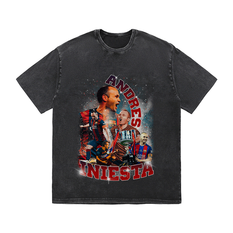 ANDRES INIESTA HEAVY WEIGHT COTTON TEE-9146