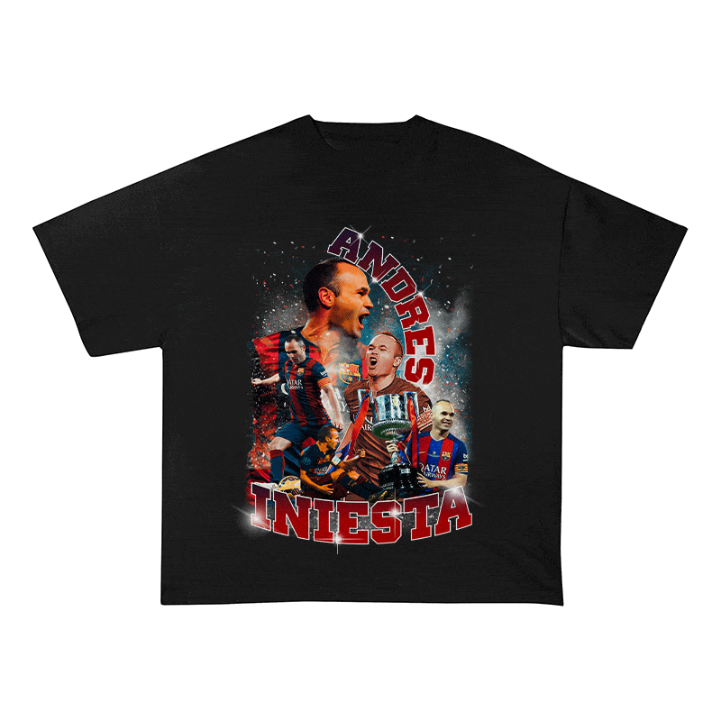 ANDRES INIESTA HEAVY WEIGHT COTTON TEE-9146