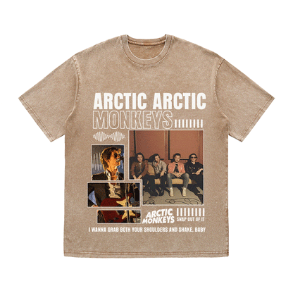 ARCTIC MONKEYS HEAVY WEIGHT COTTON TEE-8987