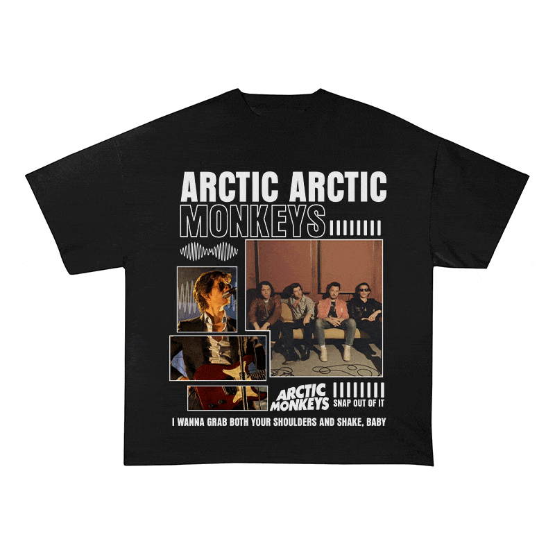 ARCTIC MONKEYS HEAVY WEIGHT COTTON TEE-8987