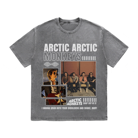 ARCTIC MONKEYS HEAVY WEIGHT COTTON TEE-8987