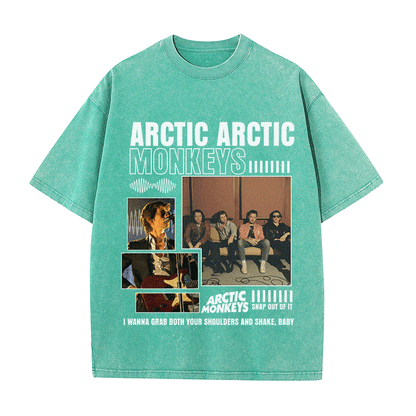ARCTIC MONKEYS HEAVY WEIGHT COTTON TEE-8987