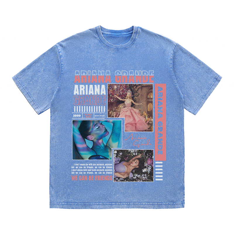 ARIANA GRANDE HEAVY WEIGHT COTTON TEE-8988