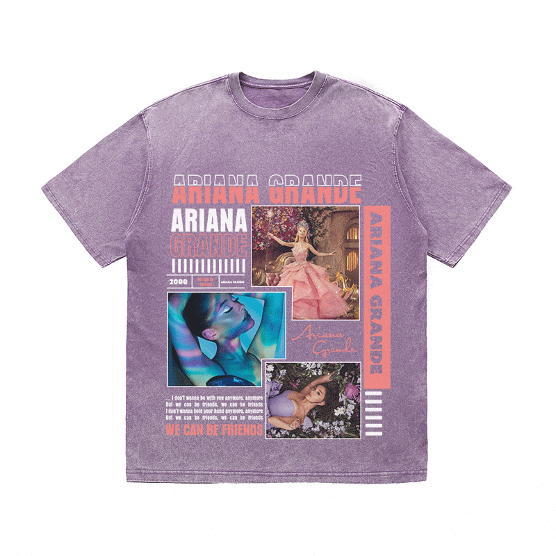 ARIANA GRANDE HEAVY WEIGHT COTTON TEE-8988
